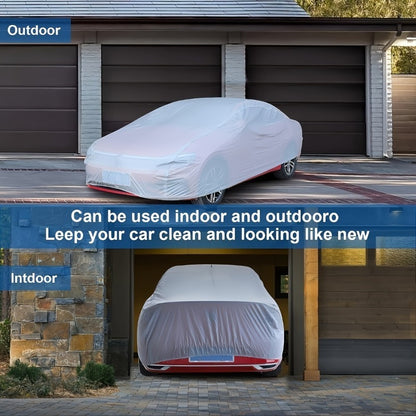 Universal Waterproof Car Cover-Full Car Cover. Uv-Proof, Rain-Proof, Dust-Proof, Snow-Proof And High Temperature-Resistant PEVA Materials, Four-Season Vehicle Protection, Auto Parts, Car Cover | Fashion Car Cover