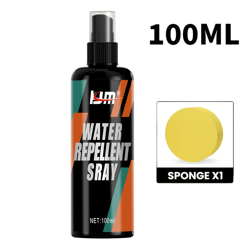 KJM 3.38oz Car Windshield Spray Waterproof And Anti-Fog Agent, Car Glass Oil Film Remover, Hydrophobic Coating Anti-Fog And Rainproof, Suitable for Car Window Windshield Wipers. Must-Have for Home And Car Beauty Shop | Car Maintenance