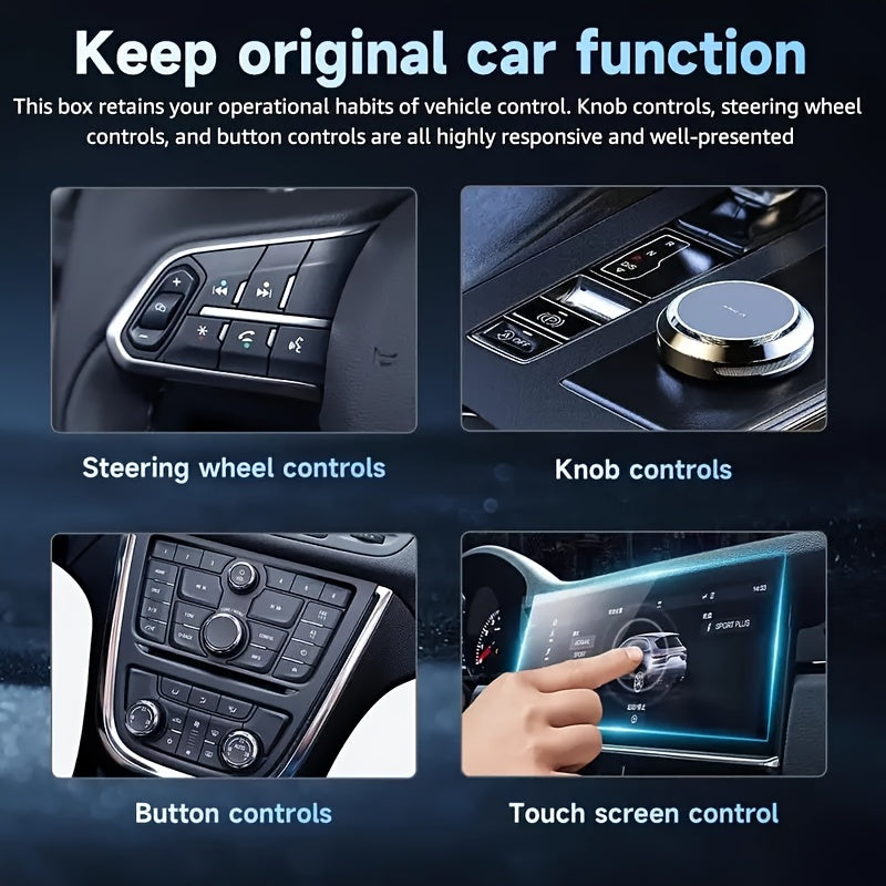 Mini Wireless CarPlay Adapter, Compatible with Apple and Android, Plug and Play, Low Latency for Wired to Wireless CarPlay, Fits Multiple Car Models, 2024 Upgrade, Fast and Stable Connection, No Battery Required, Christmas Gift