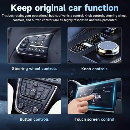 Mini Wireless CarPlay Adapter, Compatible with Apple and Android, Plug and Play, Low Latency for Wired to Wireless CarPlay, Fits Multiple Car Models, 2024 Upgrade, Fast and Stable Connection, No Battery Required, Christmas Gift