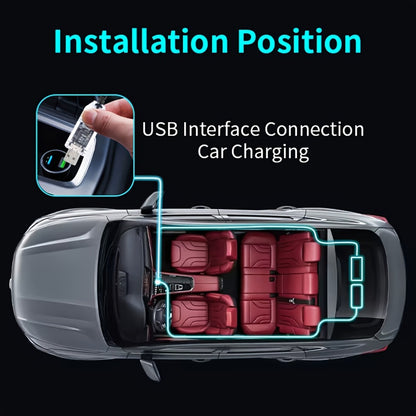 2pcs, Truck SUV All Kinds Of Vehicle Models, USB 5V Demon Eye Decorative LED, DIY Install Devil's Eye Lantern Light with 14 Modes New Upgrade Big Eyes Car Decorative Eyes Light, Gifts, Without Battery Devil's Eye