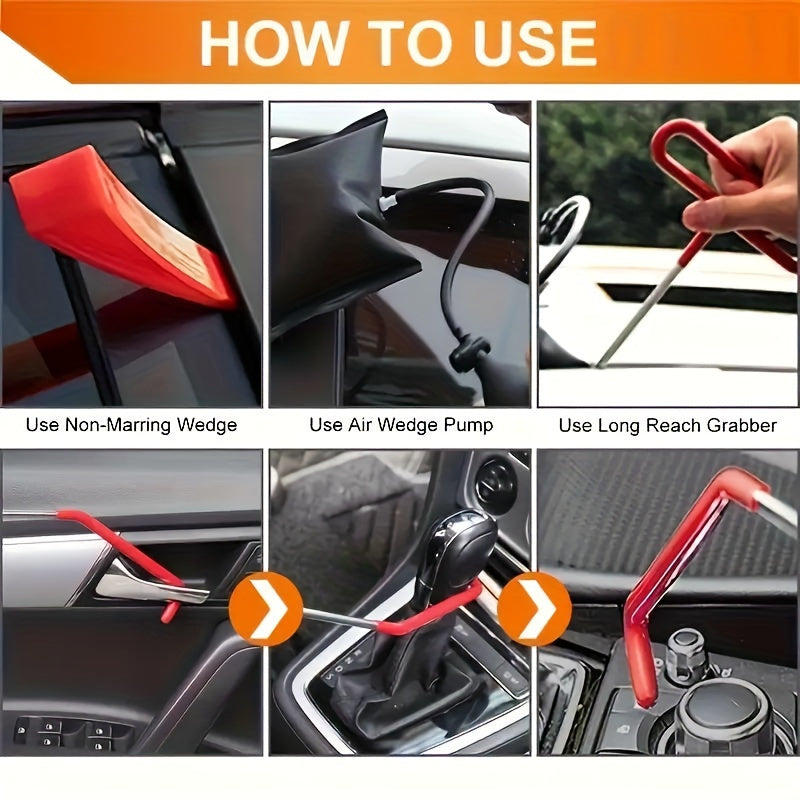 17pcs/22pcs Car Tool Kit Car Repair Tool Kit Portable Automotive Tool Set with Carrying Bag for Cars & Trucks, Without Battery