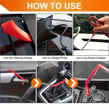 17pcs/22pcs Car Tool Kit Car Repair Tool Kit Portable Automotive Tool Set with Carrying Bag for Cars & Trucks, Without Battery