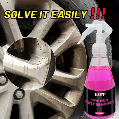 Wheel & Rim Iron Remover Spray – 6.76 oz + Towel Kit, Brake Dust & Rust Remover, Safe for Chrome Paint Alloy Wheels, Car Detailing Must-Have