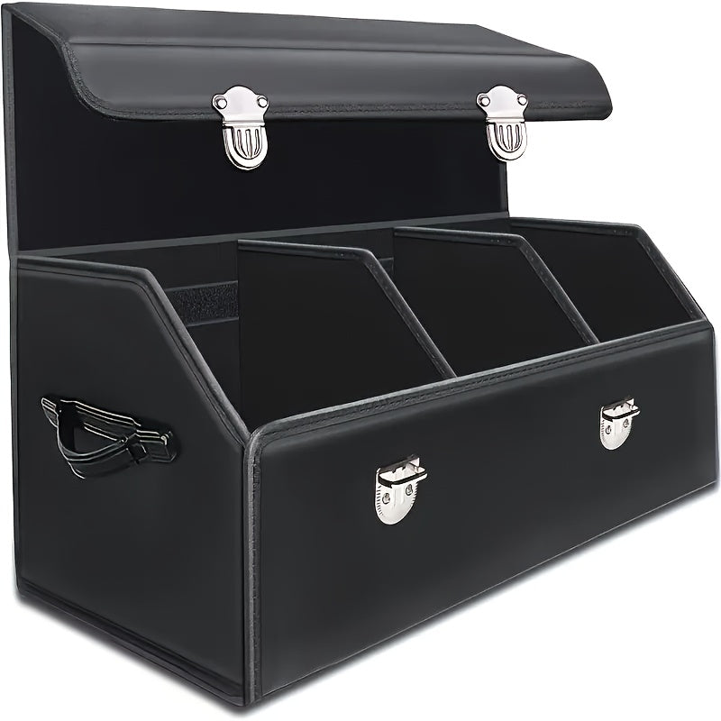 Versatile Car Trunk Organizer with a Spacious Design, Collapsible for Easy Storage, Perfect for Keeping Decorative Items And Practical Tools Neatly Arranged