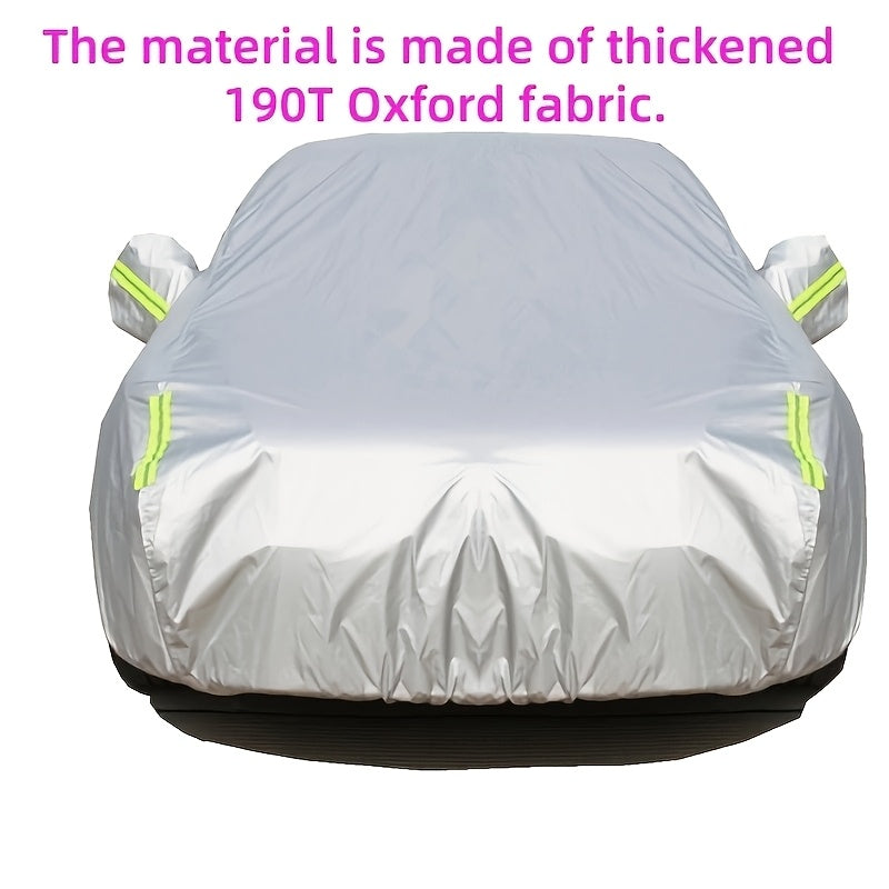 Protect Your Suv/Sedan from Sun, Rain, Snow, And UV Rays with This All-Purpose Outdoor Waterproof Car Cover!