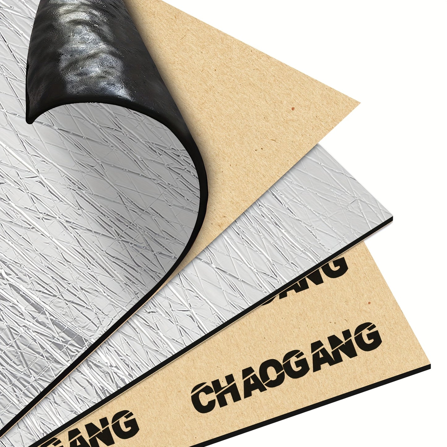 29pcs of 16 by 12 Inch Car Insulation Pads, Covering 37 Square Feet, Designed for Soundproofing. These Insulation Materials Come with a Strong Adhesive And a Roller, Making Them Ideal for Use on Car Hoods, Doors, Cargo Areas, And Ceilings