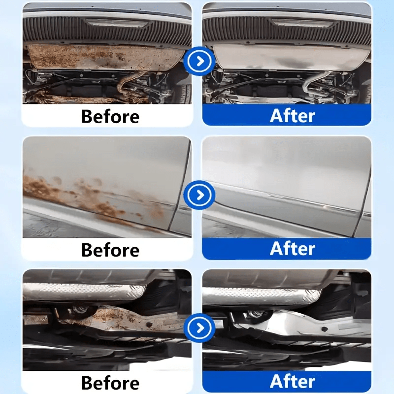 100ml Rust Remover Spray 3. 38oz - Dissolves Tire Rust, Protects Hubs and Brake Drums, Suitable for Rust on Scissors, Gears, Tools, Household Dust-Free Metal Surfaces, Kitchen Appliances, Car Tires - Suitable for Car, Bicycle Chains, Tools And