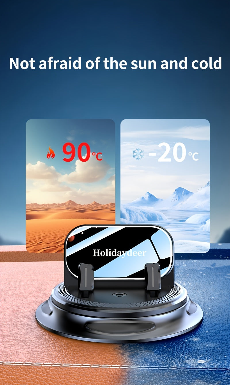 [2025 New Car Mount] 360° Rotating Car Mount Car Phone Holder Stand Upgraded Handsfree Stand Phone Holder for Car Compatible with Iphone Android