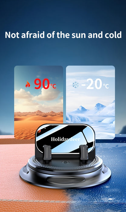 [2025 New Car Mount] 360° Rotating Car Mount Car Phone Holder Stand Upgraded Handsfree Stand Phone Holder for Car Compatible with Iphone Android