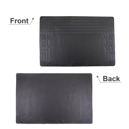 Vehicle Mat Universal Fit Trunk Cargo Liner All Weather Protection Seat Back Protector Trim-to-Fit Trunk Mat Compatible with Most Cars SUV Sedan
