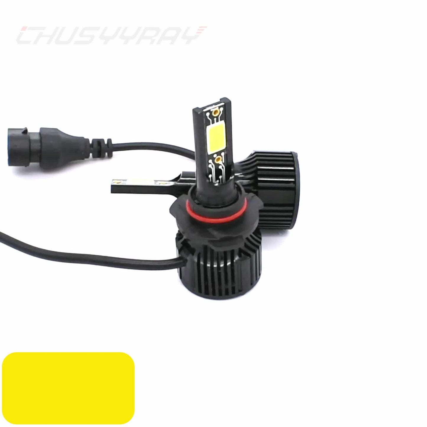 2/4/6pcs LED Headlight Bulbs Combo 9005+9006 Fit for Chevy Silverado for GMC Sierra 1500 1999-2006 High Low Beam, 12V 24V 230W Two-sided Ultra Bright COB Chip, Without Battery, Automotive Lighting, Clear Beam Lights, Highperformance Bulbs