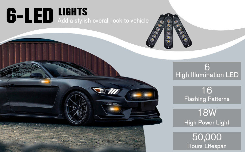 8pcs Ultra-Bright LED Light Bar, LED Car Lights, Car Light LED Truck Pickup Lighting Decoration With For Truck，RV，Car Van， Boat