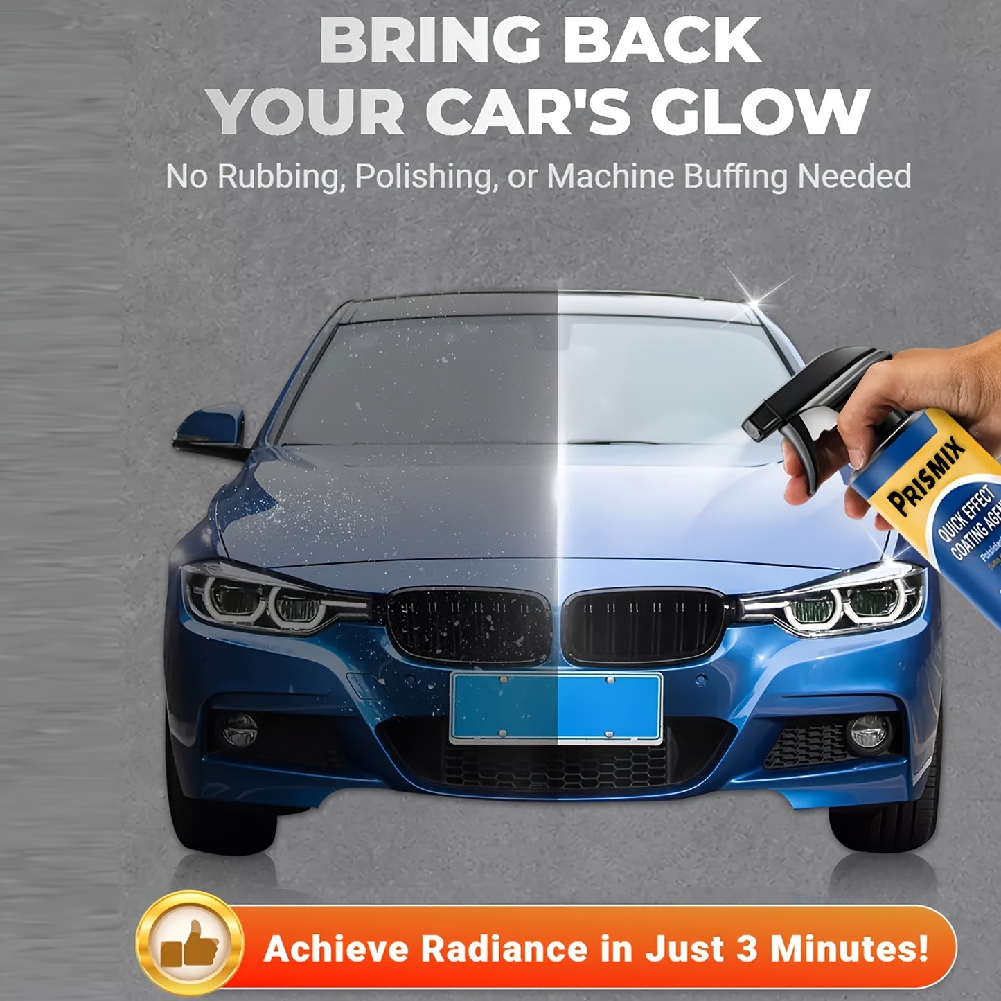 Car Coating Spray: Protective Ceramic Coating Nano Spray, Car Coating Polishing Spray, Plastic Restorer, Quick Repair for Minor Scratches. Car Care Restoration And Repair Paint Waxing Spray, Coating Sealing Liquid