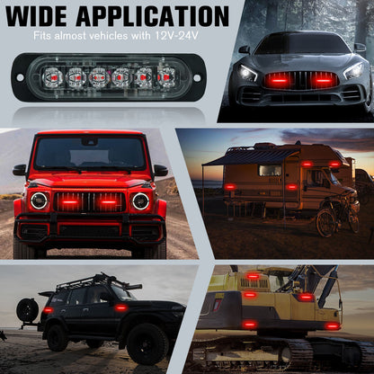 8pcs Ultra-Bright LED Light Bar, LED Car Lights, Car Light LED Truck Pickup Lighting Decoration With For Truck，RV，Car Van， Boat