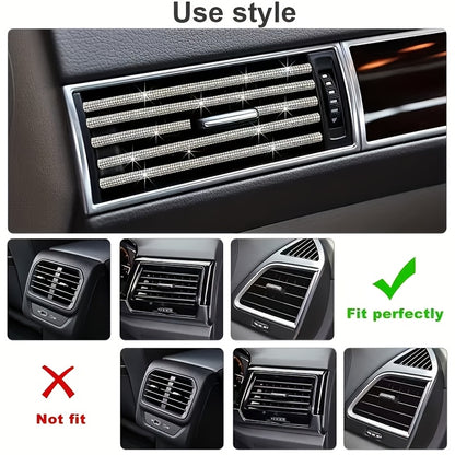 27pcs Bling Car Accessories Set for Women, Bling Steering Wheel Covers Universal Fit 15 Inch, Bling Car Coasters, Bling License Plate Frame, Car Phone Holder