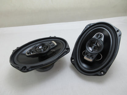 2pcs 6X9-inch 1300W(2X650W) 5-way Full-frequency Coaxial Car Speakers, Surround Sound Channel Configuration2.2, with Dust Cover And Audio Cable for Car Door Auto Audio Music Stereo Door Speakers, Perfect for Car Audio Upgrade, Without Battery