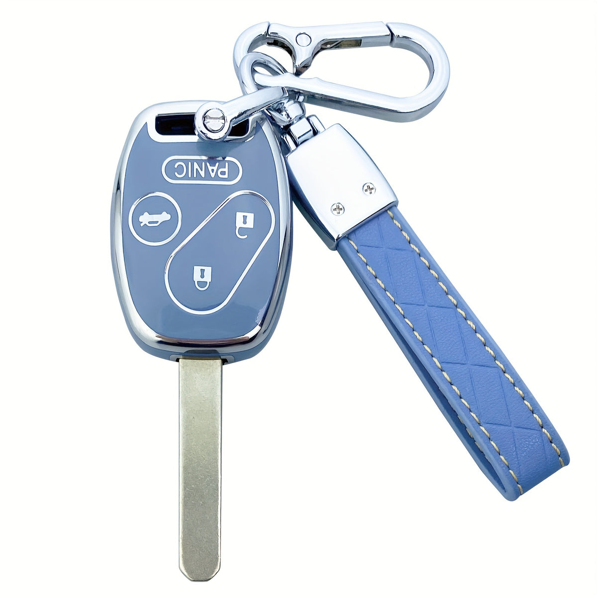 Honda Key Fob Cover Case – Accord Civic CR-V CR-Z Fit Odyssey Crosstour Protector Shell, Purple Blue White Black