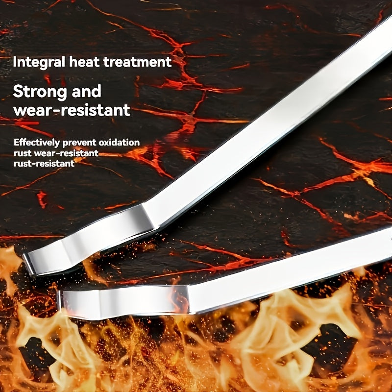 Professional Heavy Duty Metal Tire Pry Bar with Non Slip Rubber Handle Tire Removal Tool for Efficient Car Maintenance Home Garage and Auto Repair Safe Tire Replacement Sturdy Tool Design Durable Construction