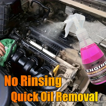 Plastic Care Spray, Engine Bay Revival Kit - Engine Protection Spots Remover Spray | Gloss Enhancer | Simple to Use, Easy Application, Effective Formula, Auto Detailing, Car Enthusiasts