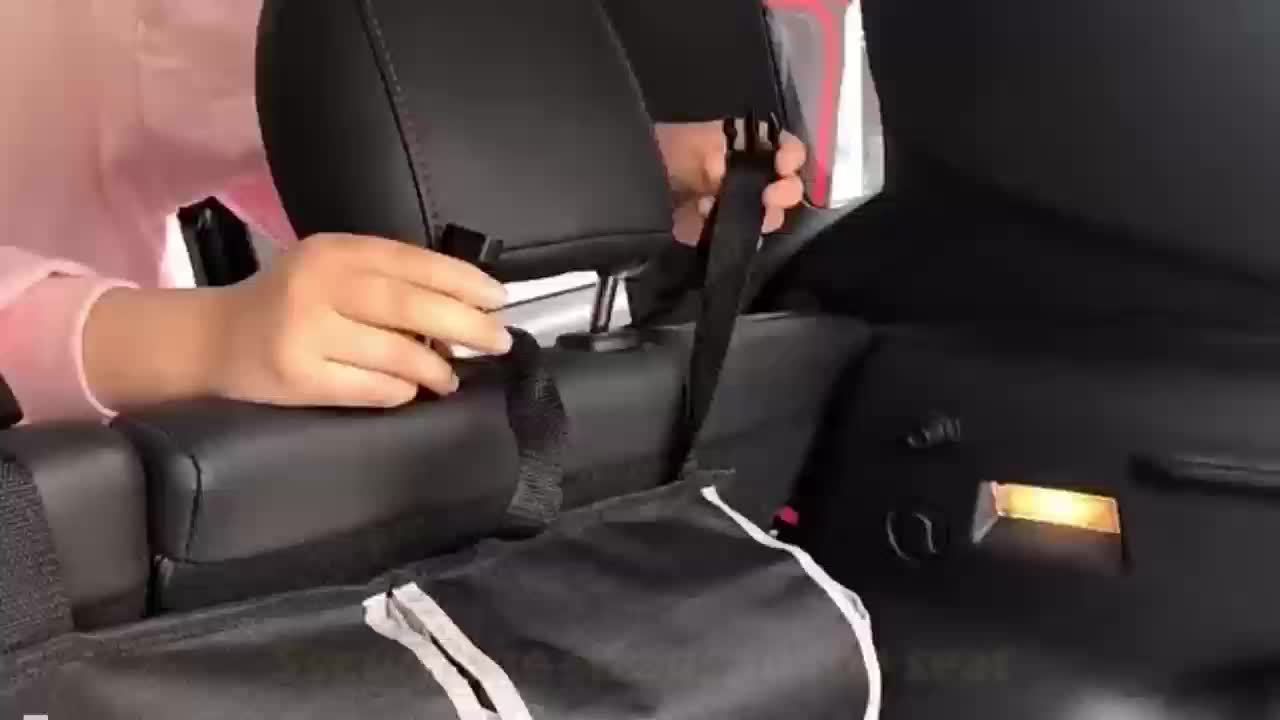 Car Trunk Organizer Foldable Rear Seat Hanging Storage Bag 4 Pockets for SUV Truck MPV Jeep Cargo Accessories Purse Holder
