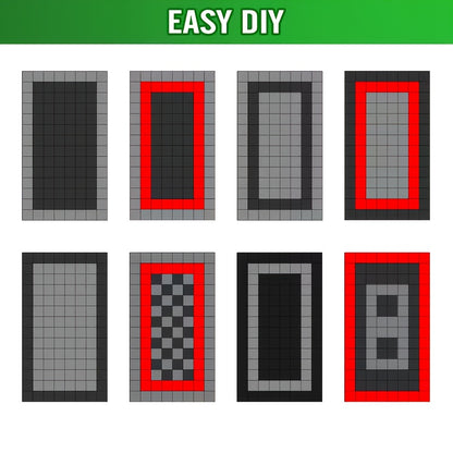 25 Garage Floor Mats Multi-Purpose Auto Detailing Plastic Spliced Mesh Floor Tiles Car Wash Floor Mats Are a Must for Every Garage!