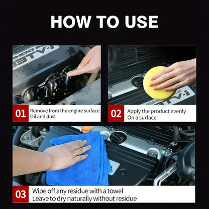 Plastic Care Spray, Engine Bay Revival Kit - Engine Protection Spots Remover Spray | Gloss Enhancer | Simple to Use, Easy Application, Effective Formula, Auto Detailing, Car Enthusiasts