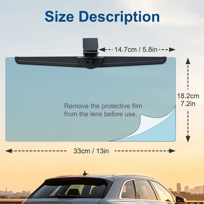 Sun Visor Extender For Car, Polarized Anti-Glare UV400 Blocker, Secure Clip-On Adjustable Extension, Universal Fit For Safe & Comfortable Driving