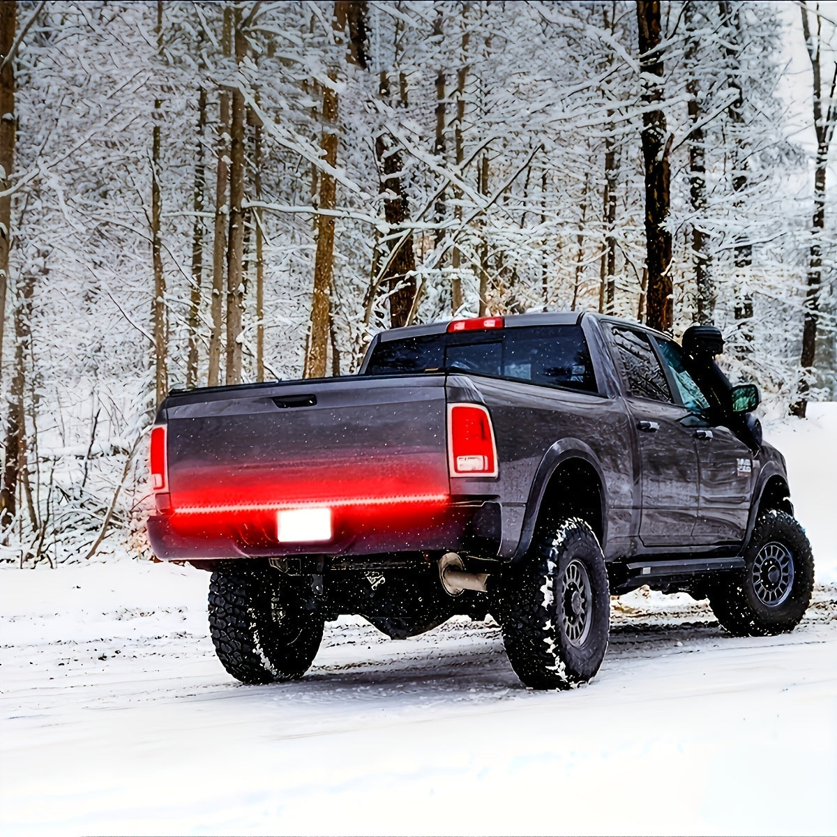 [LED Light Strip] 60in Pickup Truck Arrow LED Light Red And Yellow Light Strip, Truck Rear Decorative Light, Car Rear Atmospheric Light 12V