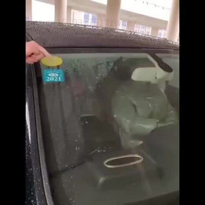 JOKJOK Waterproof Non-Wetting Car Glass Coating Wax - And -Fog And Rearview Mirror Polish, Fit for All Vehicles, Long-Lasting Rain Repellent Sprayable Paste (Before/After Protection) - Easy Application Kit