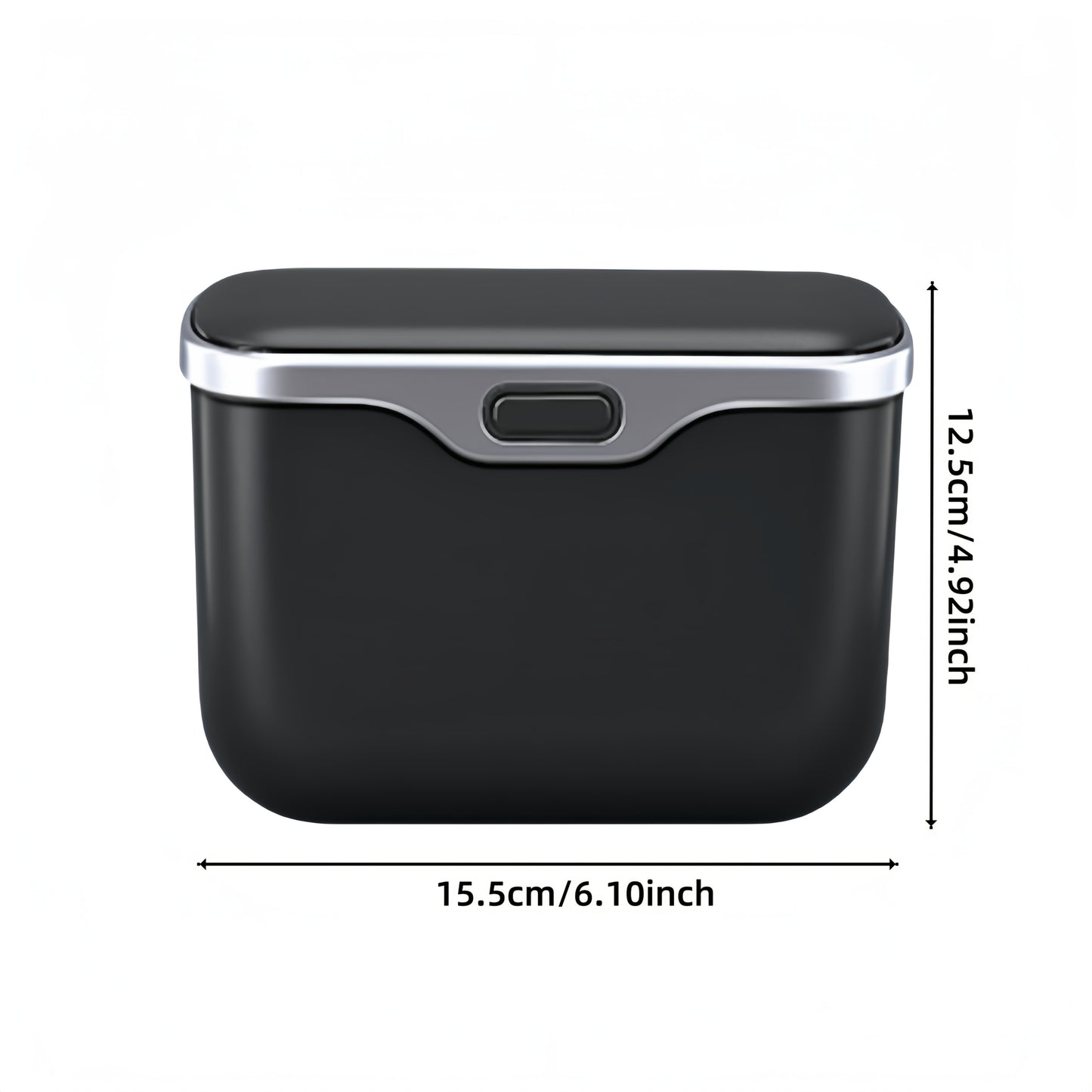 This Trash Can Made of Ultra-Fiber Leather And ABS Material Is Designed for Vehicles, Maintaining Its Shape And Fitting 99% of Car Models. It Handles Both Dry And Wet Waste Without Harming The Installation, Features Automatic Sorting
