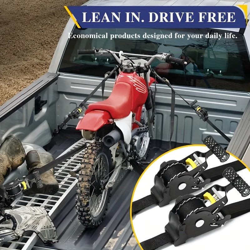 2 Pack Heavy Duty Auto Retractable Ratchet Straps, 1700LBS, 1500LBS/1400LBS/1100LBS Tie Down Straps with Automatic Tightening Cargo Securing System for Truck, Motorcycle, Boat, Canoe & Trailer, Father's Day Gift for Dad, Gifts for Men,
