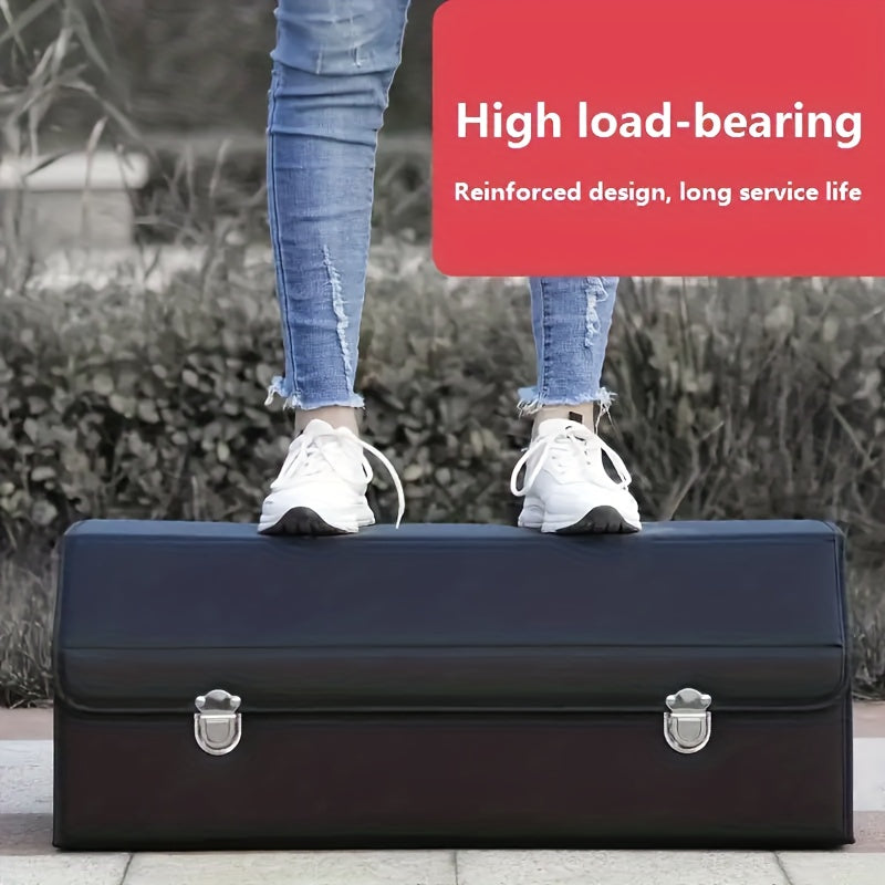 Versatile Car Trunk Organizer with a Spacious Design, Collapsible for Easy Storage, Perfect for Keeping Decorative Items And Practical Tools Neatly Arranged