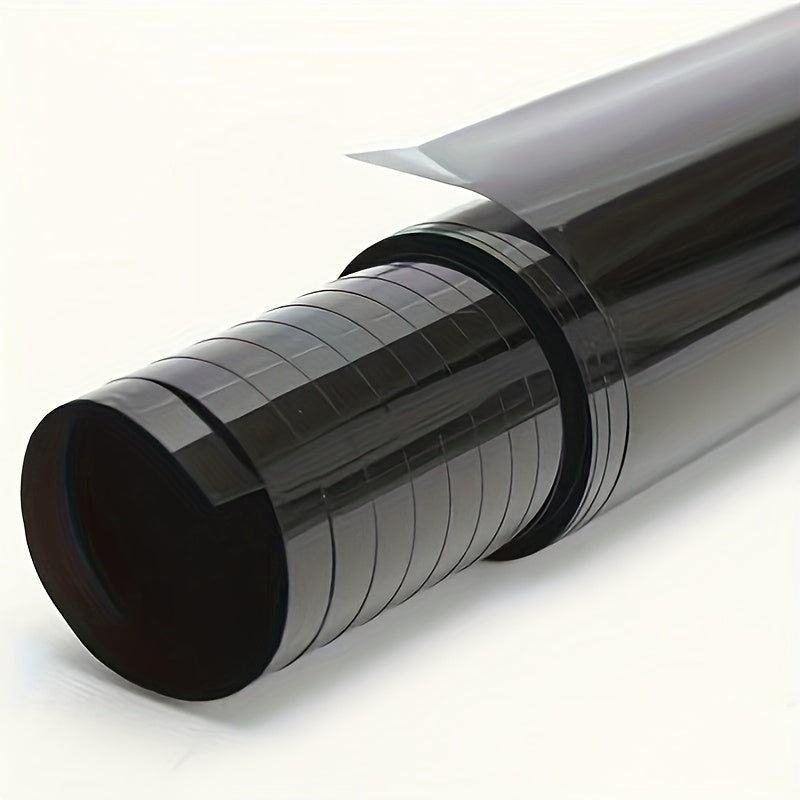 3pcs Black Car Window Tint Film Roll (118"x19.6" Total) - UV Resistant, 35% Blackout, 15% Blocking & 5% PP /Removable Privacy Wrap, Easy Peel & Stick Application for, Trucks, SUVs - Heat & Glare Protection