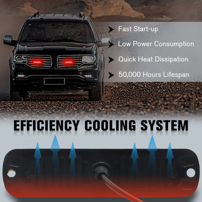 8pcs Ultra-Bright LED Light Bar, LED Car Lights, Car Light LED Truck Pickup Lighting Decoration With For Truck，RV，Car Van， Boat