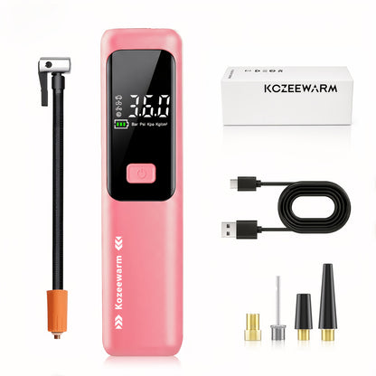 Cordless Tire Inflator 150PSI Portable Air Compressor with USB-C Charging & 3X Quick Inflate for Car Motorcycle Bicycle – One-Button Smart Pump
