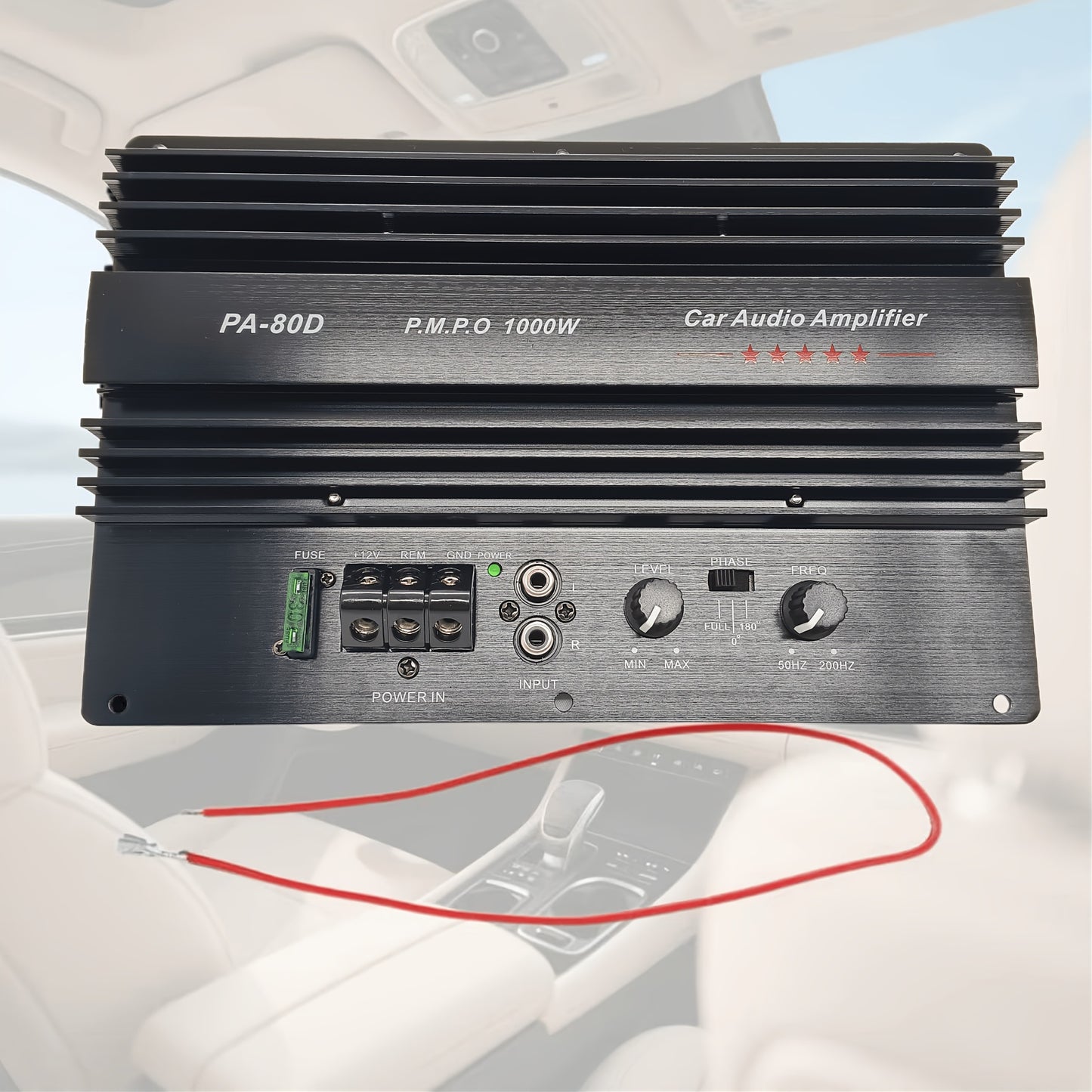 High Power 12V 1000W Car Audio Amplifier Board Powerful Subwoofer Bass Amplifier High Power 1000W Car Subwoofer Amplifier - RMS 600W, Supports 8Inch, 10Inch, 12Inch Speakers, Ultra Low Distortion(0.01%), 12V High Performance Audio Board
