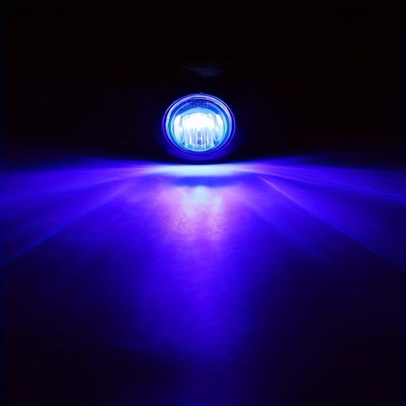 Set of 12 Universal DC12V LED Lights for Caravans, Trucks, Atvs, And Boats, Without Battery