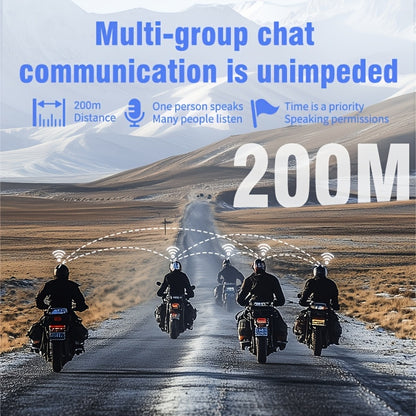 Motorcycle Helmet Wireless Intercom Headset