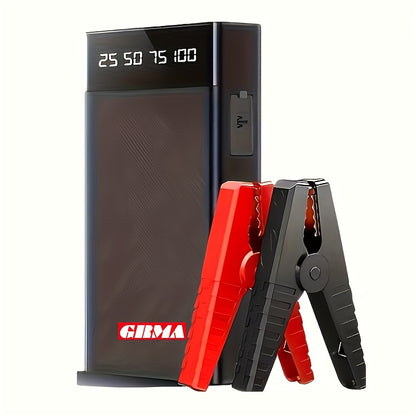 Wireless Car Jump Starter, Battery Jump Starter Portable Peak, Portable Car Battery Charger 12V (8.0L GAS/1.72 Gallon Diesel) Quick Car Start, USB Input/output, LED Emergency, Car Accessory Tool