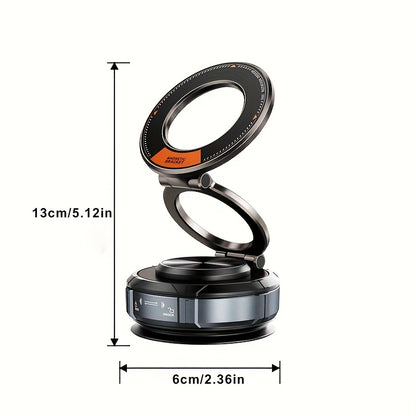 Magnetic Car Phone Holder [78+LBS Strongest Suction And 2400gf Strongest Magnetic Force] 360° Adjustable Car Phone Holder, Car Phone Holder for I Phone 16 Pro Max 15 14 13 12 Plus (Aluminum Alloy)