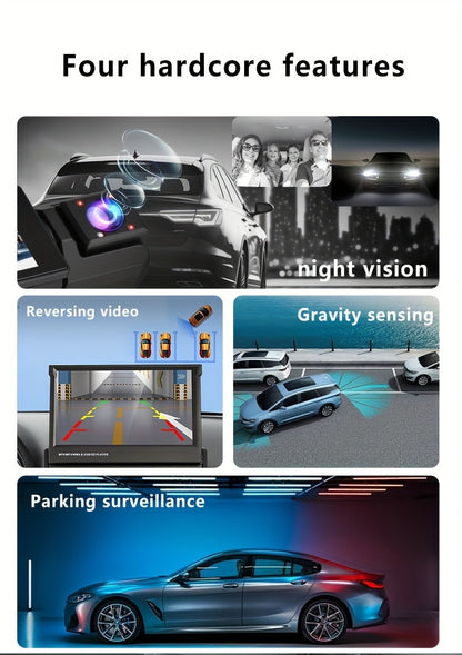 2.0 Lnch IPS Screen Dash Camera, 2/3 Lens with 32GB TF Card Optional, 170 Wide Angle WlFl Night Version Loop Recording G-Sensor WIFI Optional
