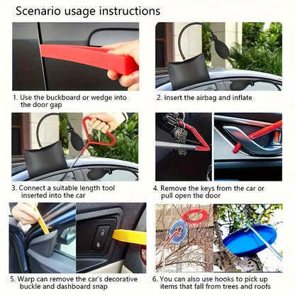 17pcs/22pcs Car Tool Kit Car Repair Tool Kit Portable Automotive Tool Set with Carrying Bag for Cars & Trucks, Without Battery