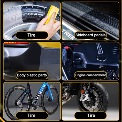 150G/5.29Oz Complete Car Revitalization Set: Restore Plastic, Enhance Interior Shine, Tires & Fix Discoloration - Suitable for Halloween Treats, Christmas Presents