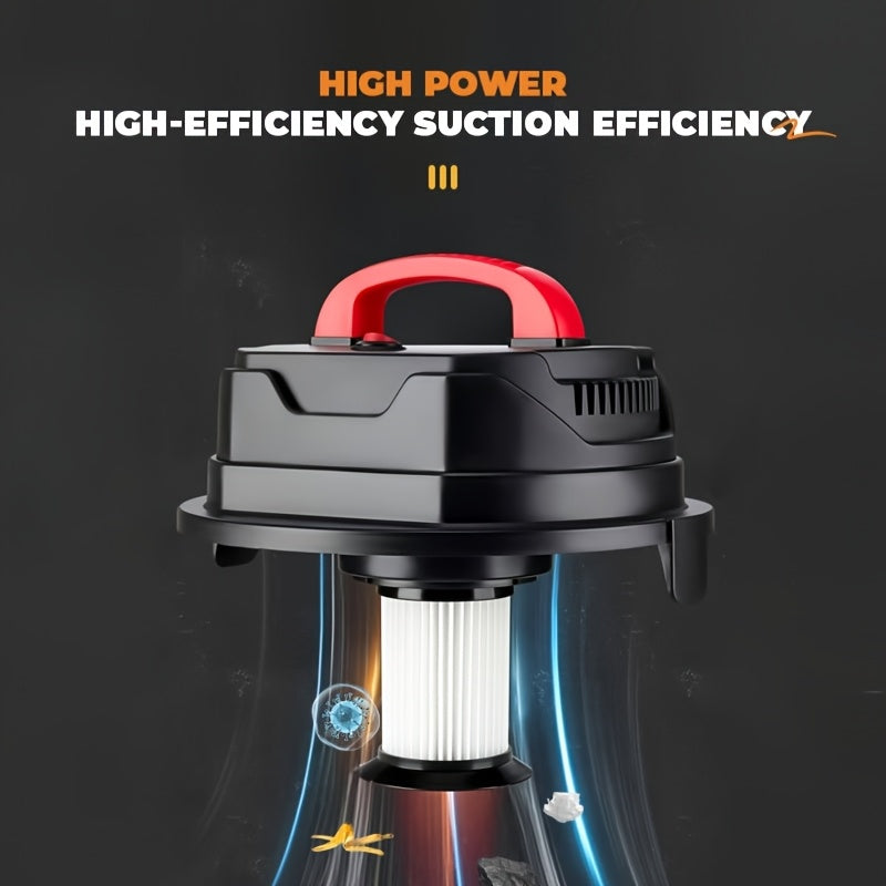 Wet Dry Vacuum Cleaner 5.28–6.6 Gal – High-Power Shop Vac, Super Suction, Efficient Filtration, for Car & Home