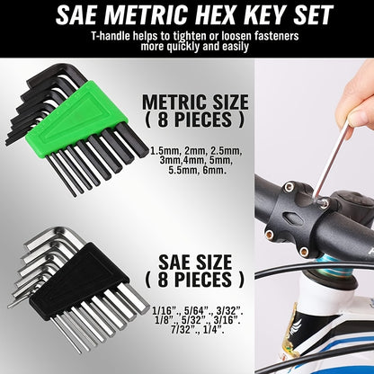 118pcs Magnetic Screwdriver Set with Plastic Organizer, Includes Precision, Slotted, Phillips, Hex, Pozidriv, Torx Screwdriver Set And Magnetizer Demagnetizer DIY Tools - Perfect Tools Gift for Men (Green/Red/Blue/Orange&Blue)