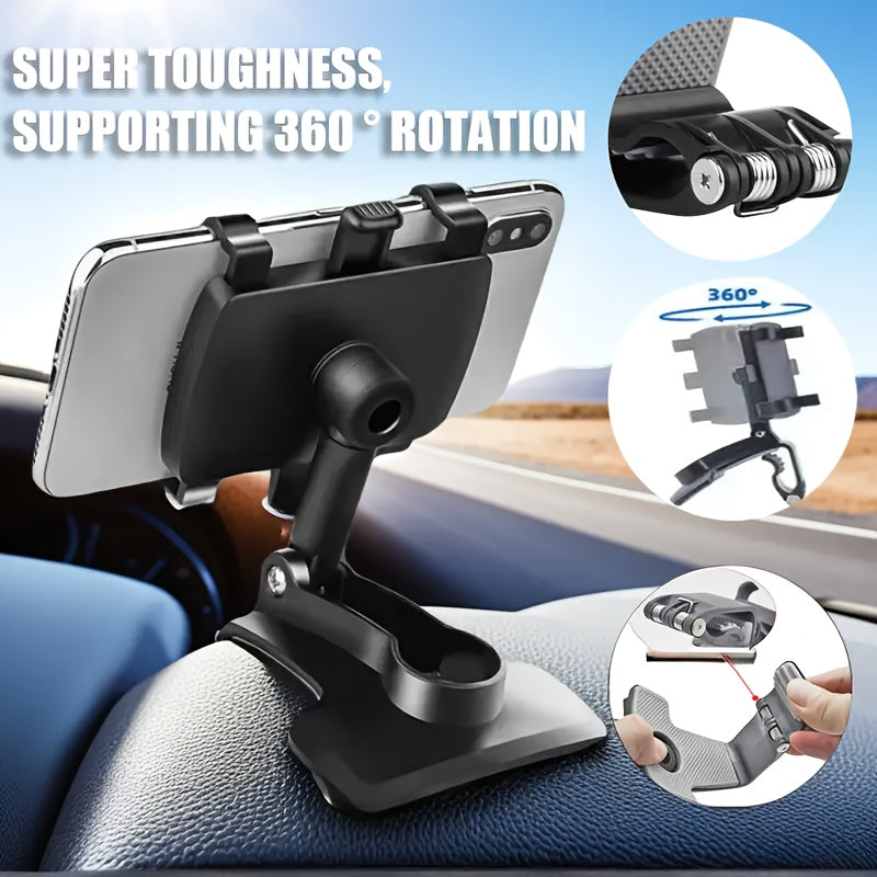 Multifunctional Mobile Phone Holder, Car Holder, Stable, 360-Degree Rotating, Suitable for Various Types of Mobile Phone Holders