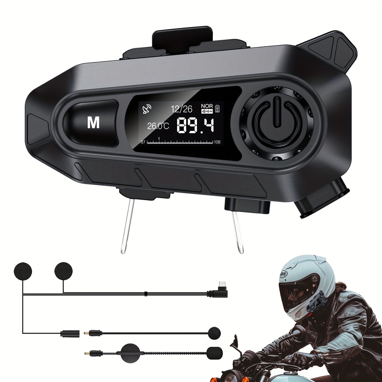 Motorcycle Helmet Wireless Intercom Headset
