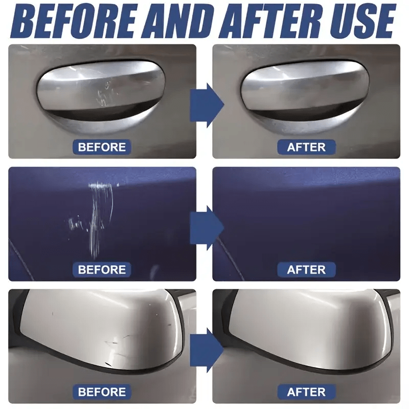 7.44oz Professional Scratch Repair Wax | Fast-Acting, Multi-Surface Scratch Remover for Cars, Motorcycles, Furniture & Appliances - Restores Surfaces to Like-New Condition in Minutes, Ideal for Car and Motorcycle Maintenance