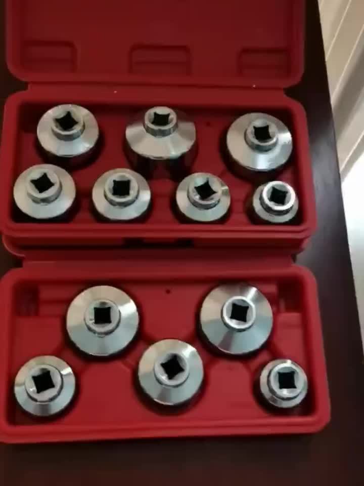 7pcs Oil Filter Element Socket Wrench Hexagonal Wrench Tool Kit Including 24Mm, 27Mm, 29Mm, 30Mm, 32Mm, 36Mm, 38Mm Socket Set, Including 24Mm, 38Mm Socket Set Almost Universal Tools, Gift